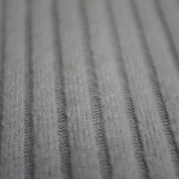 Suzy Shier brown grey long sleeves sweater stripe knit with a tie XXL - Picture 4 of 7